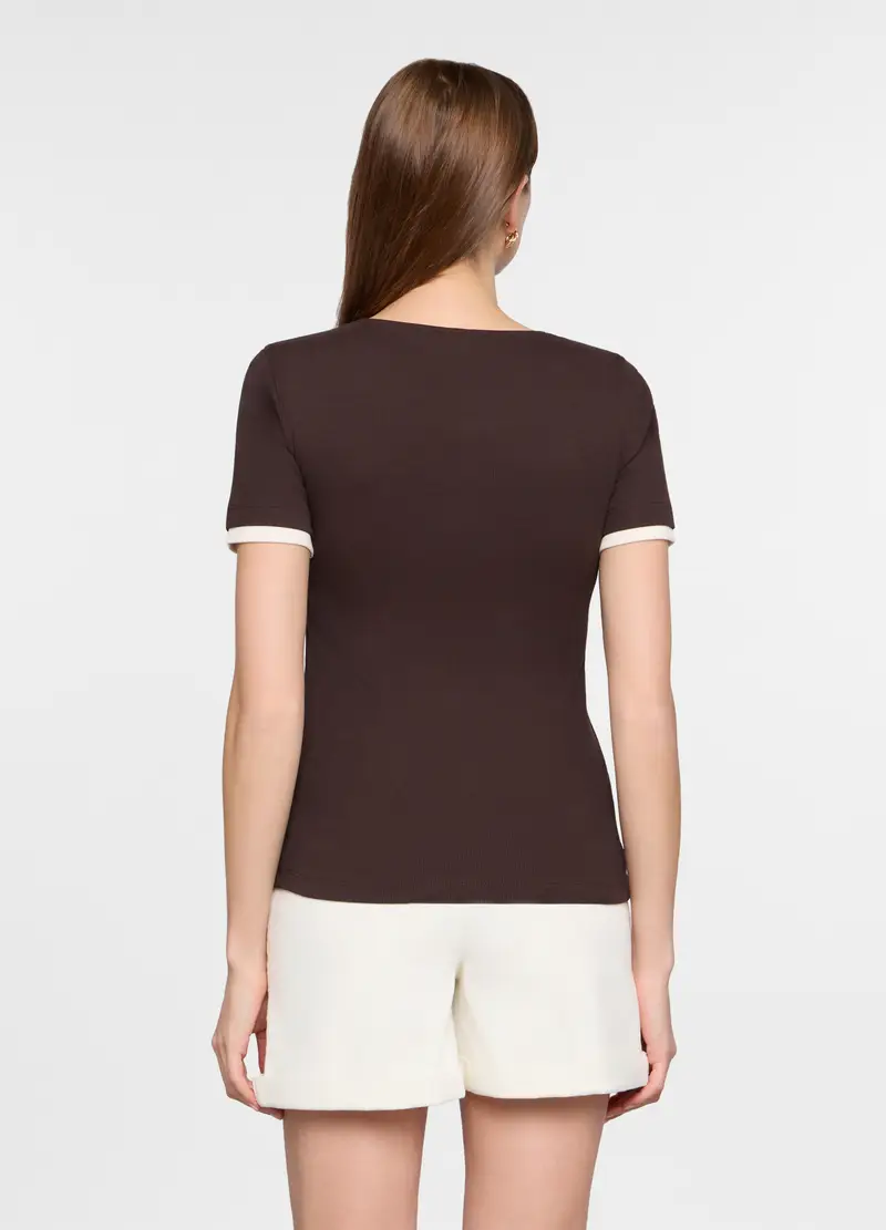 Upim T-shirt Donna Marrone 4320253 miniatura 2