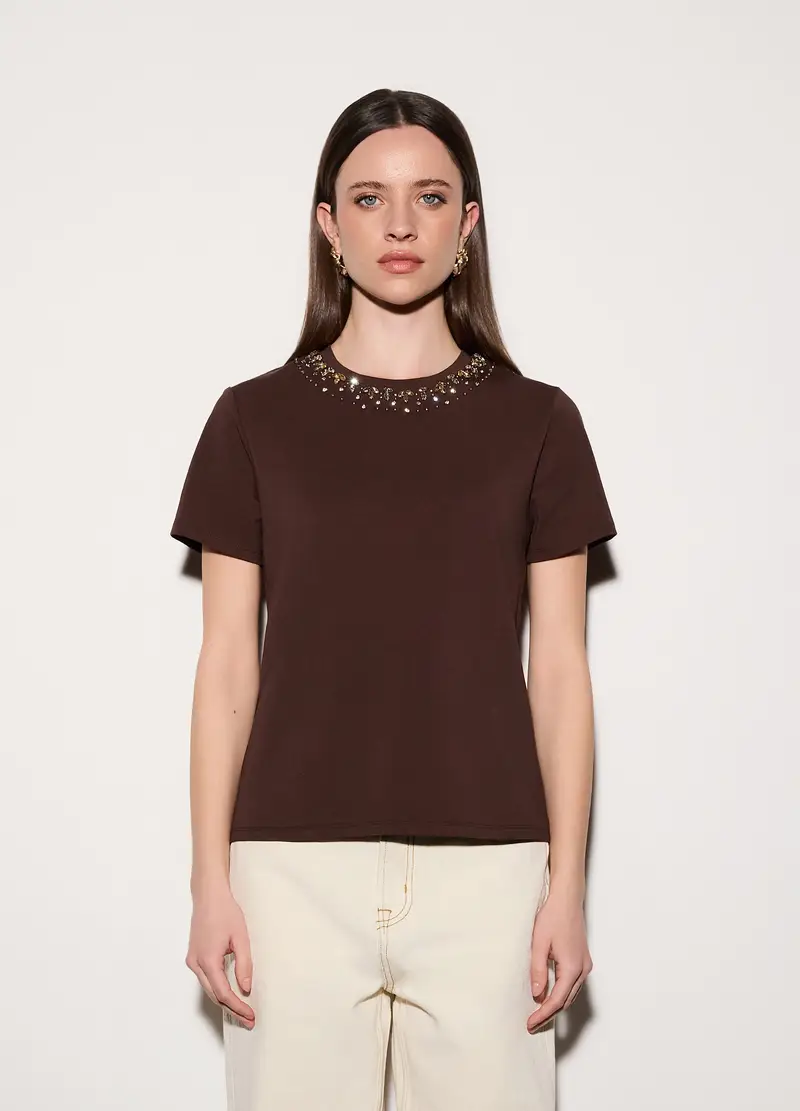 Upim T-shirt Donna Marrone 4350204 miniatura 2