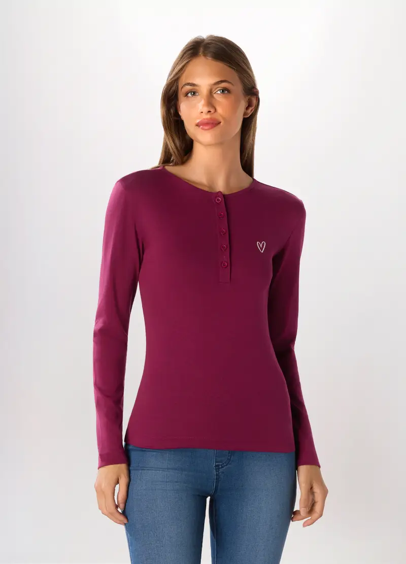 Upim T-shirt Donna Bordeaux 3106448