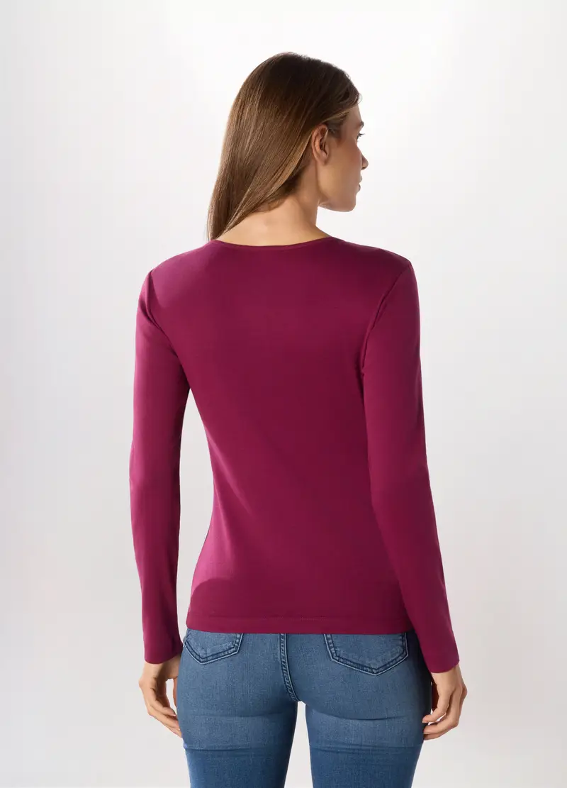 Upim T-shirt Donna Bordeaux 4252558 miniatura 2