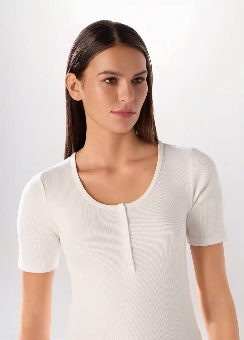 Upim T-shirt Donna Bianco 4255109 miniatura 3