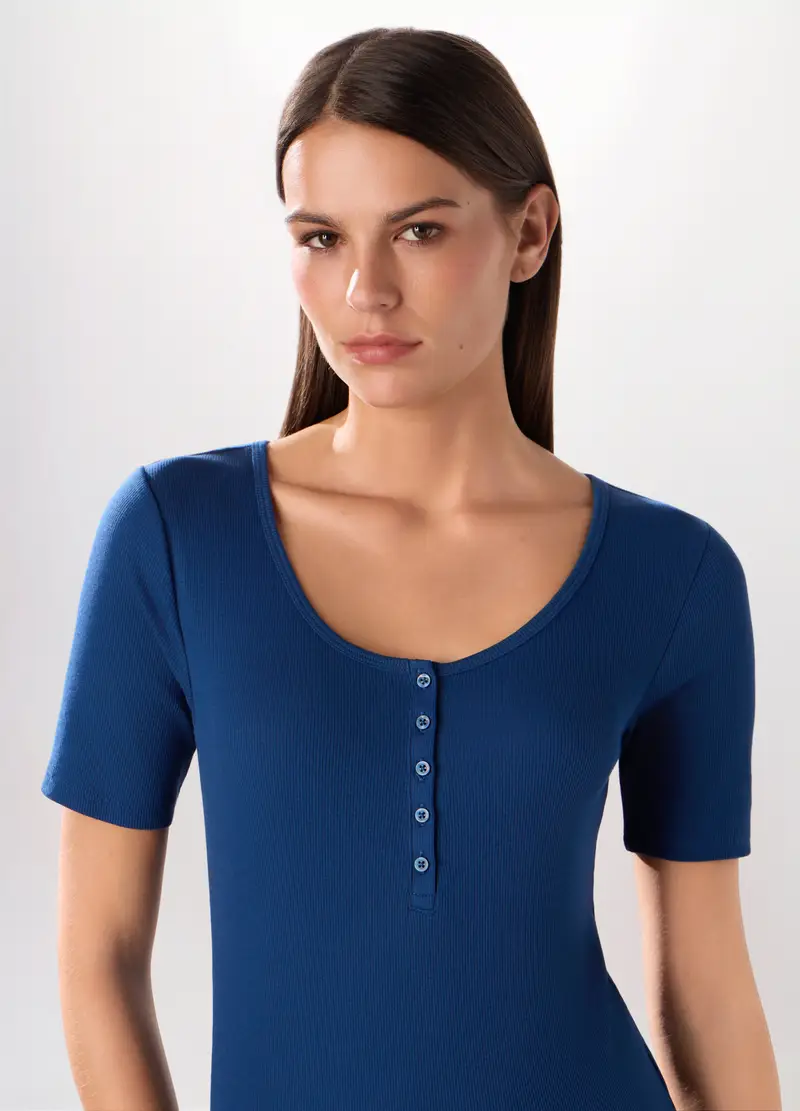 Upim T-shirt Donna Blu 4255112 miniatura 3