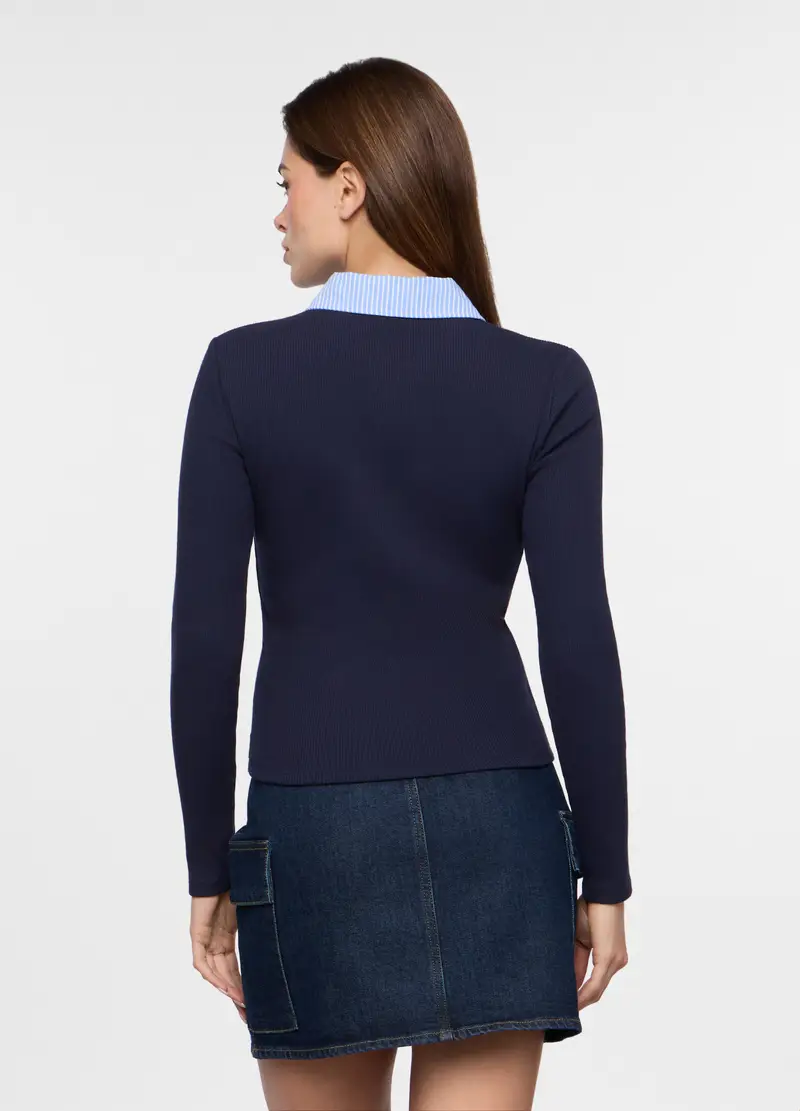 Upim T-shirt Donna Blu 4134020 miniatura 2