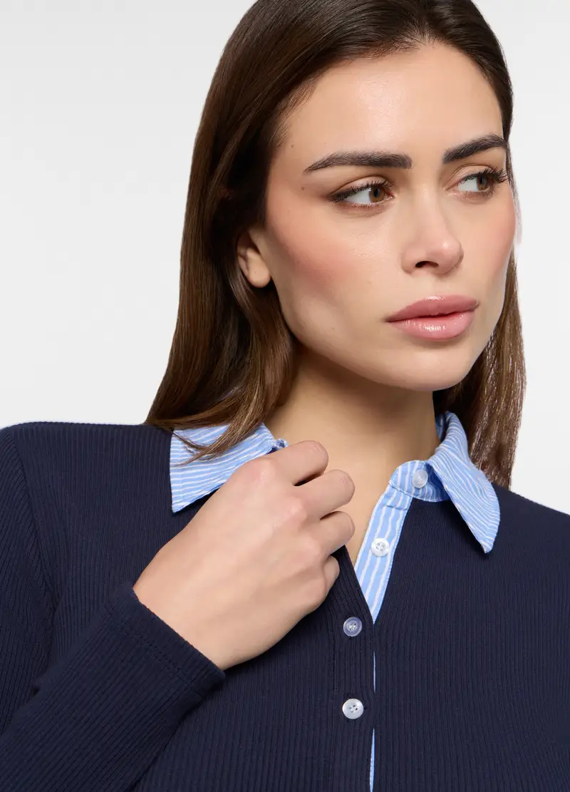 Upim T-shirt Donna Blu 4134020 miniatura 3