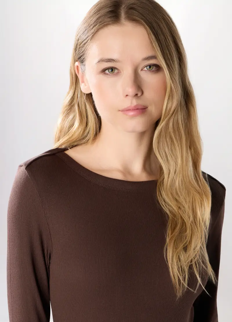 Upim T-shirt Donna Marrone 4287753 miniatura 3