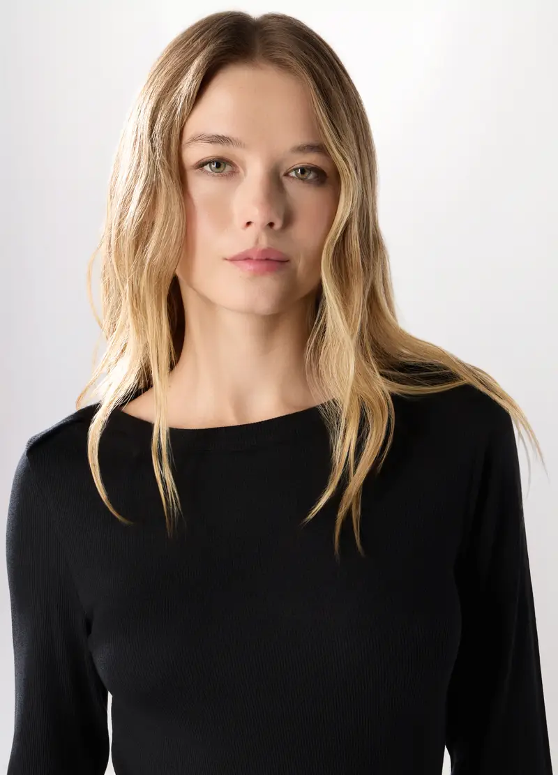 Upim T-shirt Donna Nero 4252445 miniatura 3