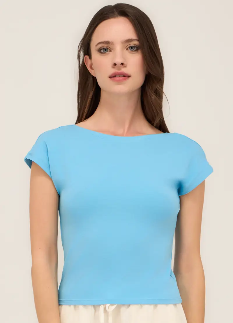 Upim T-shirt Donna Azzurro 1176270 miniatura 2