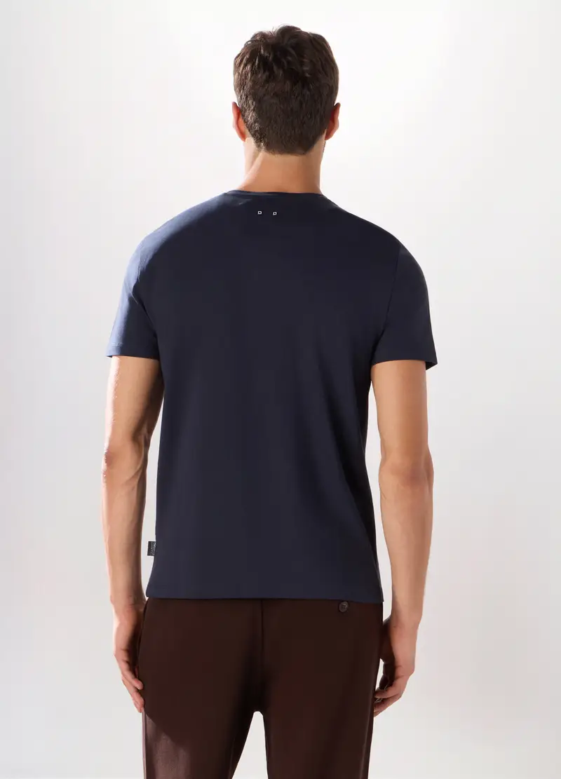 Upim T-shirt Uomo Blu 4254100 miniatura 2