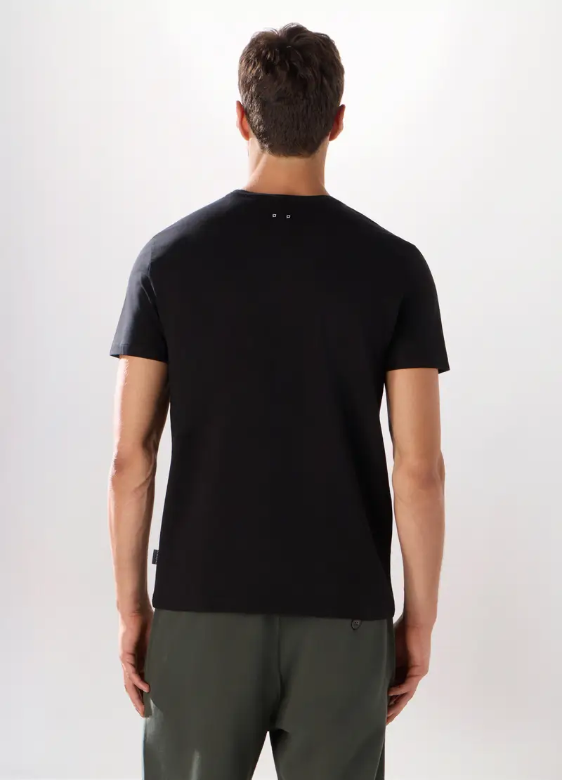 Upim T-shirt Uomo Nero 4254101 miniatura 2