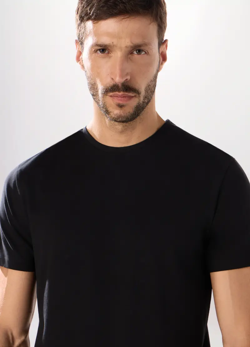 Upim T-shirt Uomo Nero 4254101 miniatura 3