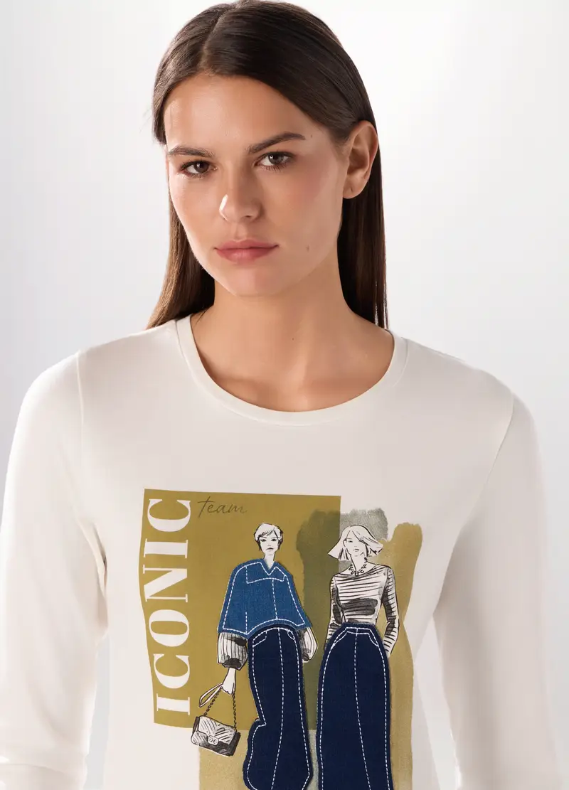 Upim T-shirt Donna Bianco 1995955 miniatura 2