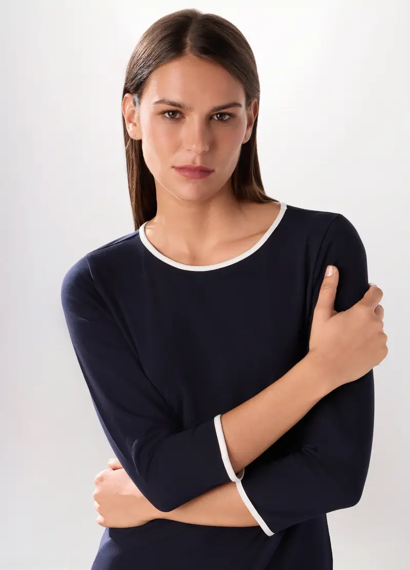 Upim T-shirt Donna Blu 1995937 miniatura 2