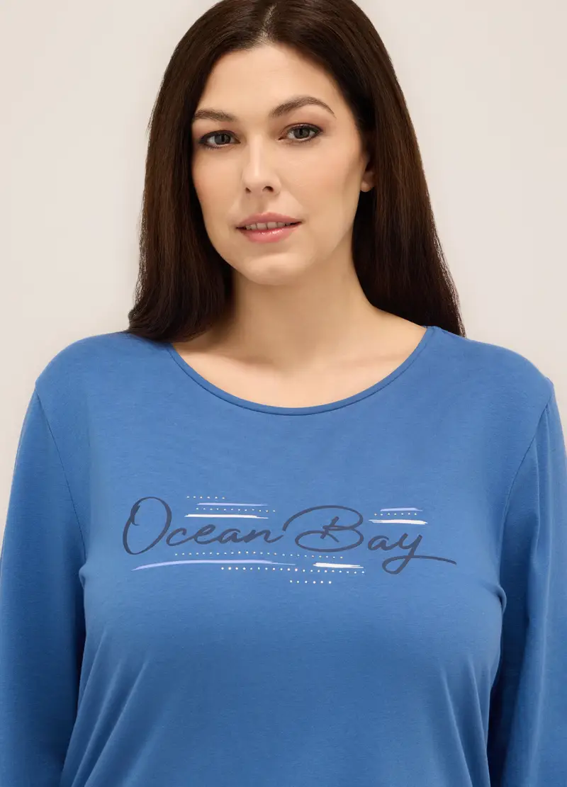 Upim T-shirt Donna Azzurro 1308357 miniatura 2