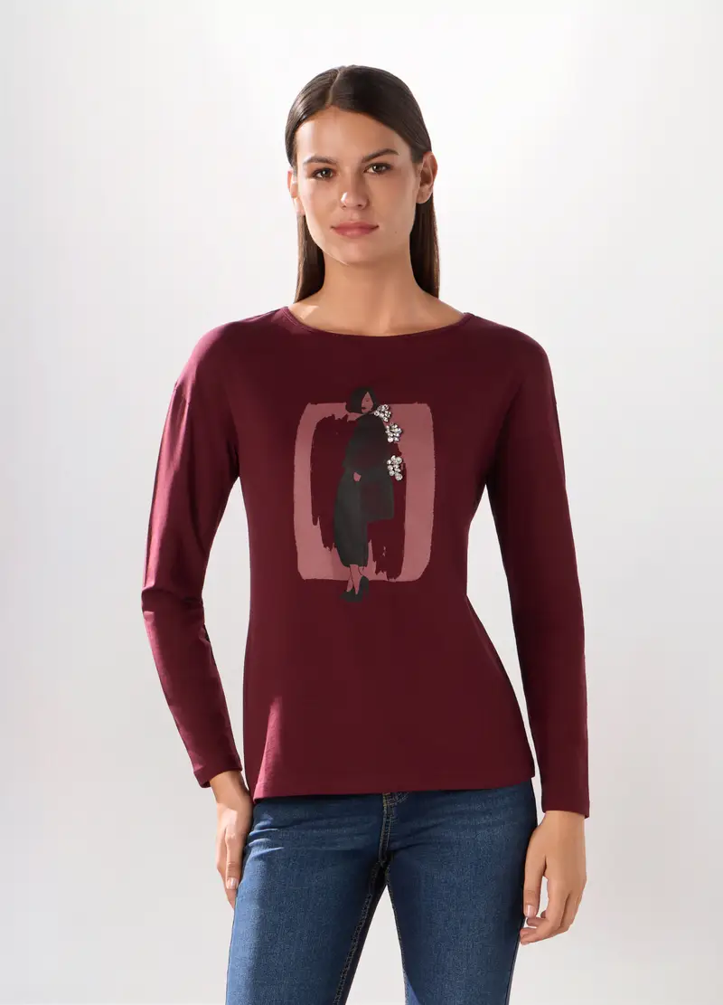 Upim T-shirt Donna Rosso 4252292
