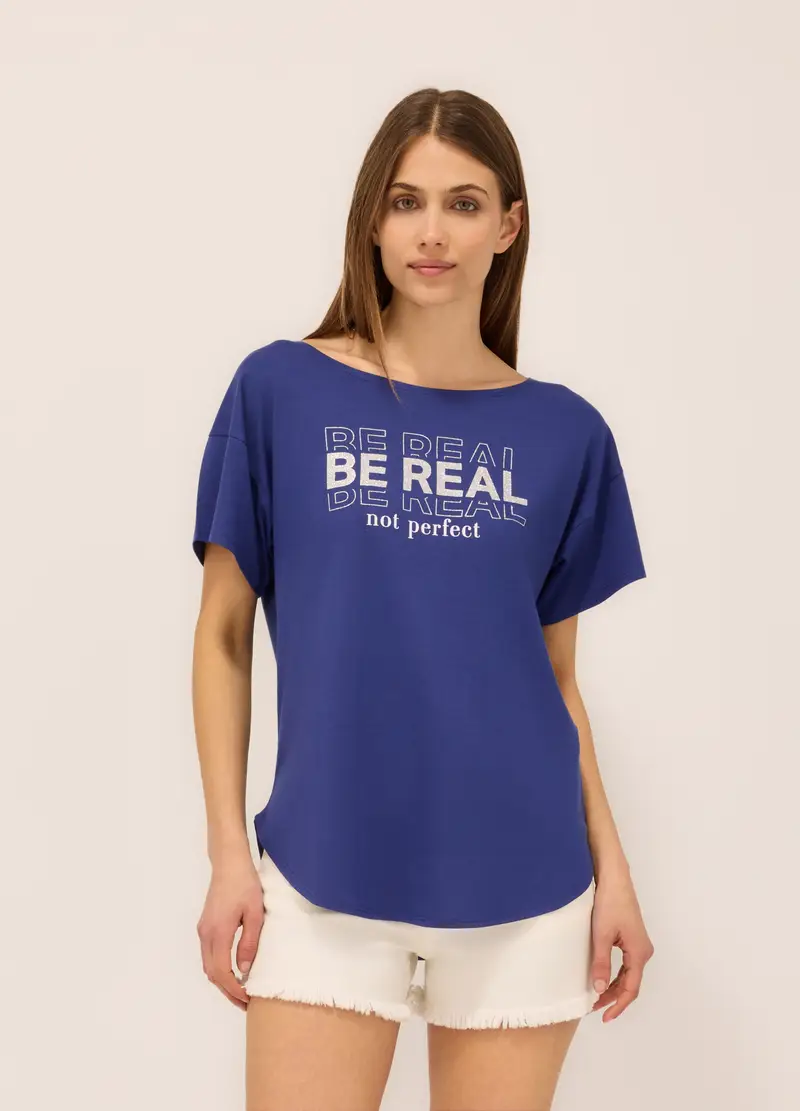 Upim T-shirt Donna Blu 980114