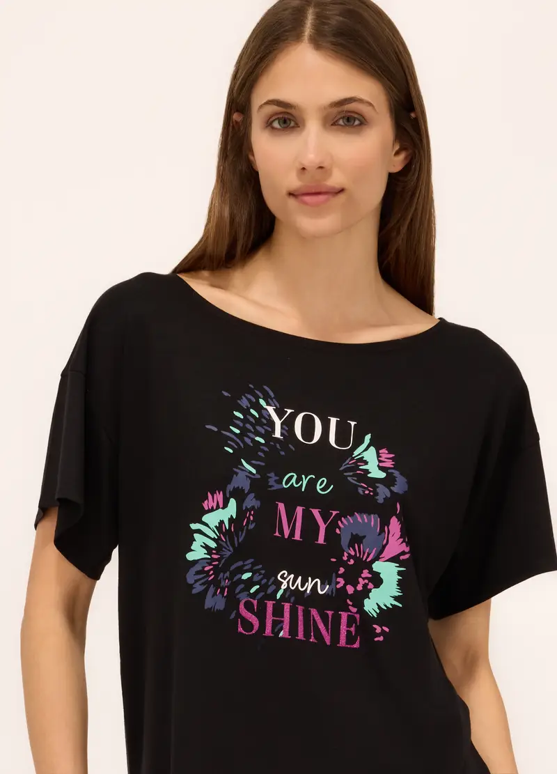 Upim T-shirt Donna Nero 1308645 miniatura 2