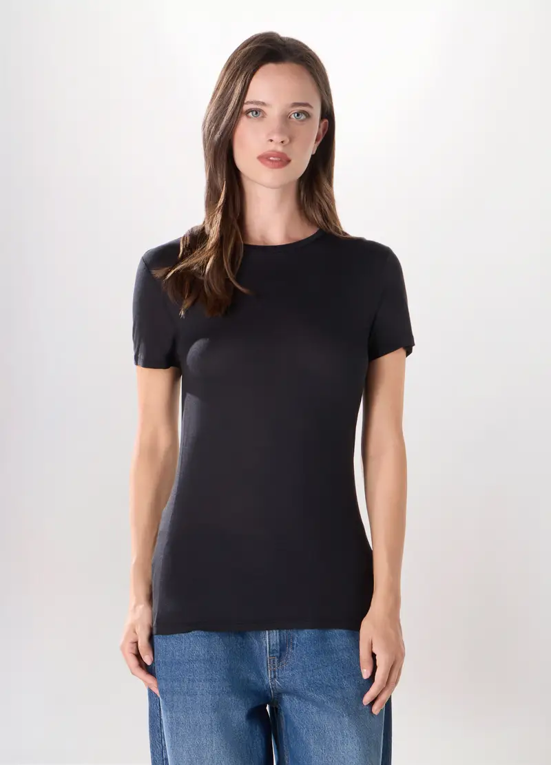 Upim T-shirt Donna Nero 4252641