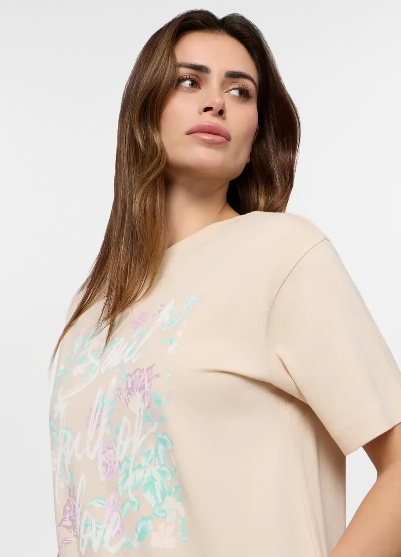 Upim T-shirt Donna Beige 4223318 miniatura 3