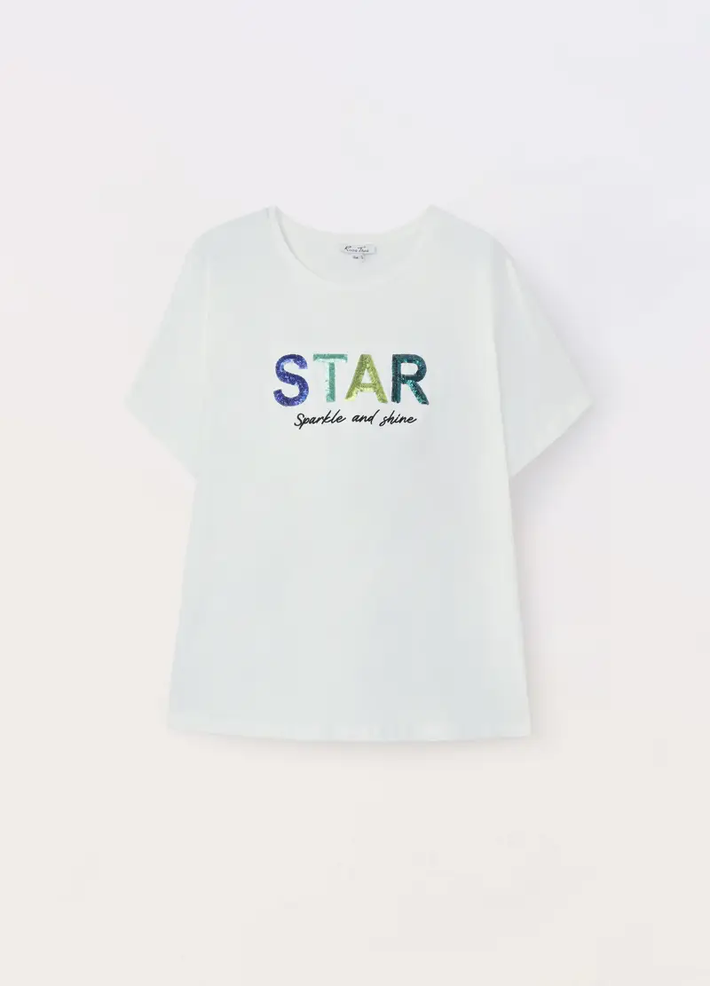 T-shirt In Jersey Di Puro Cotone Donna, Bianco