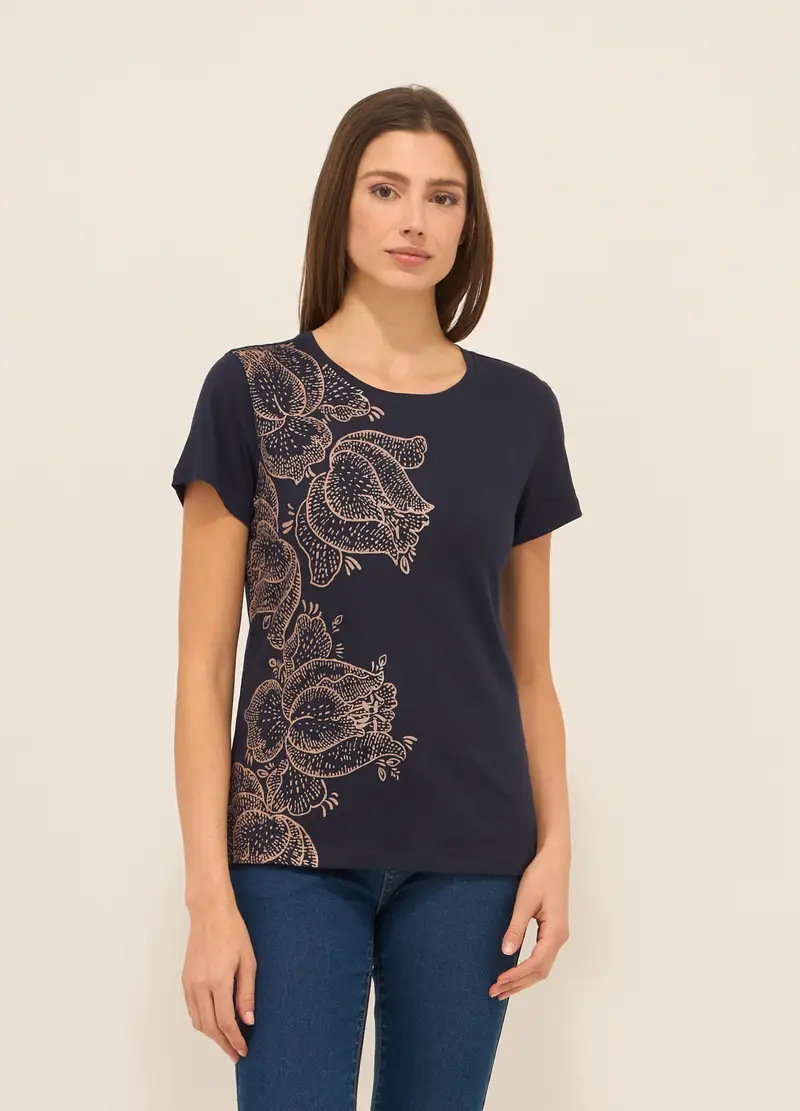 Upim T-shirt Donna Blu 972900