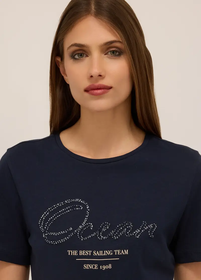 Upim T-shirt Donna Blu 981477 miniatura 2