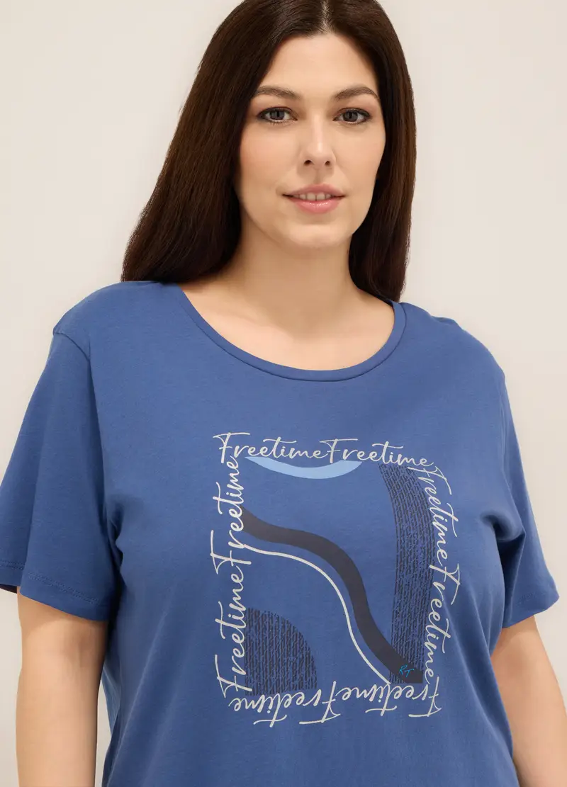 Upim T-shirt Donna Azzurro 972694 miniatura 2