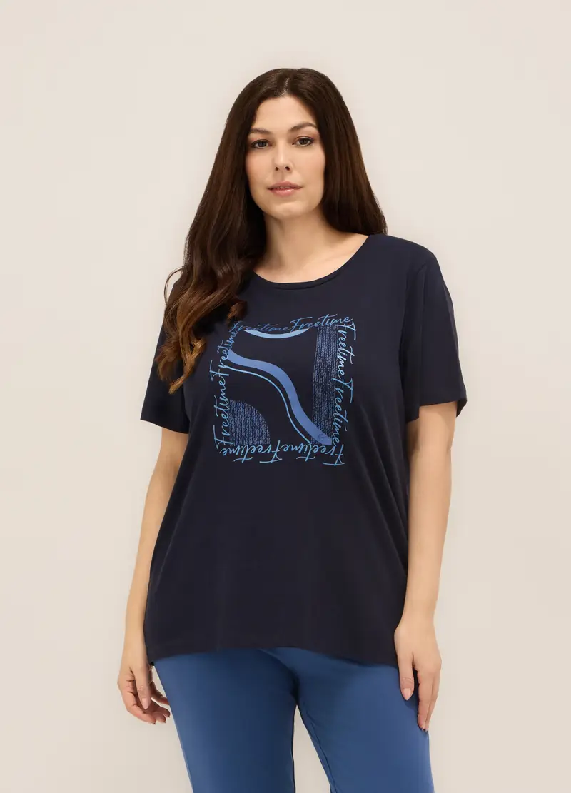 Upim T-shirt Donna Blu 972693