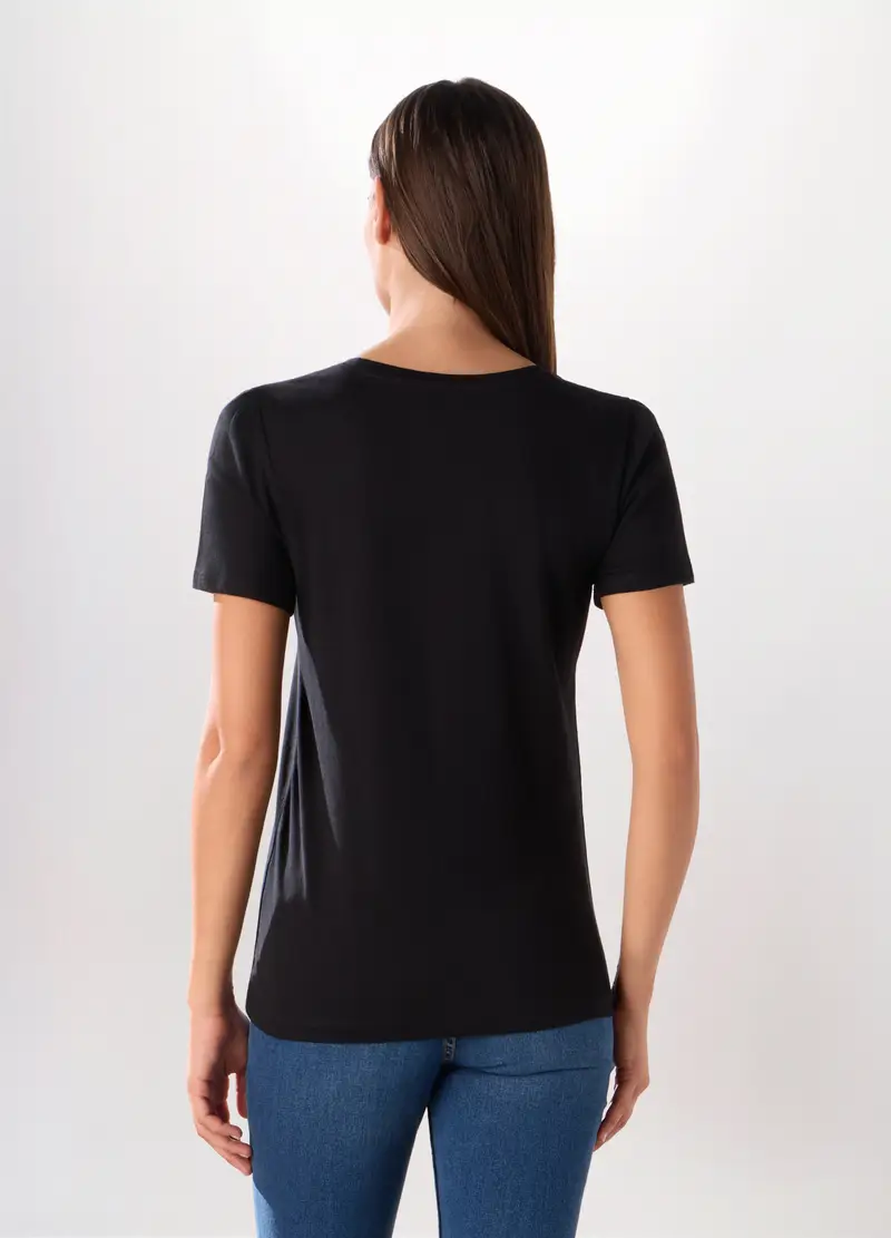 Upim T-shirt Donna Nero 4255060 miniatura 2