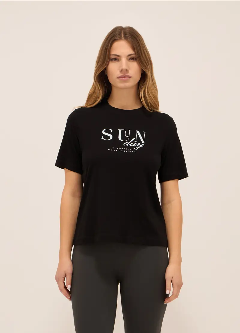 Upim T-shirt Donna Nero 971332