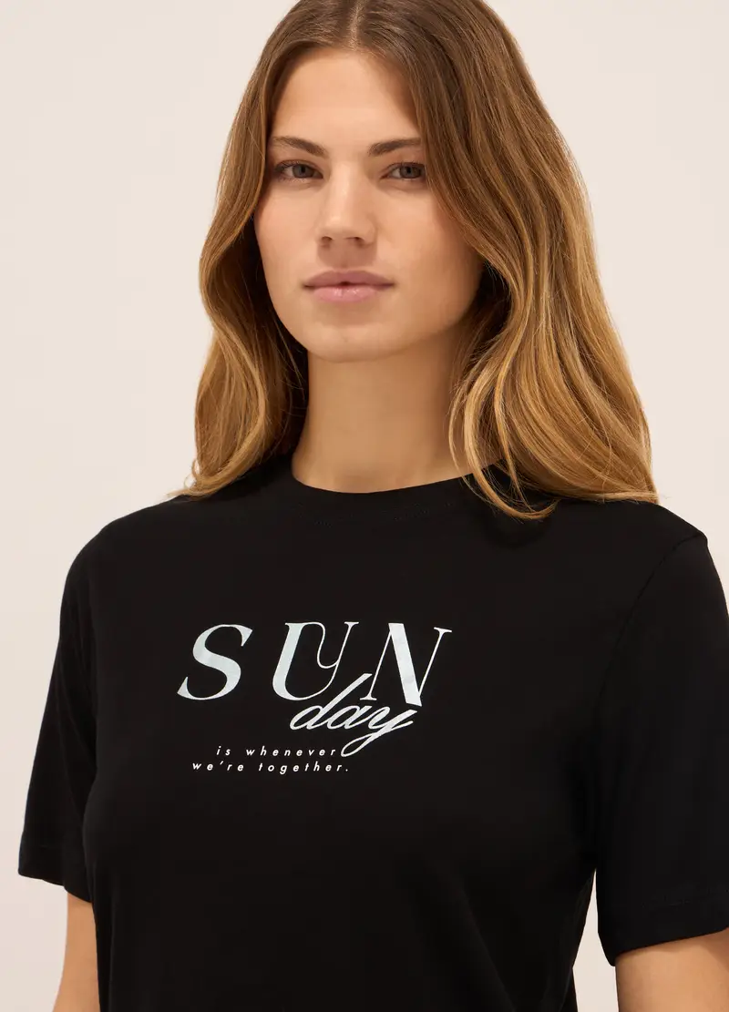 Upim T-shirt Donna Nero 971332 miniatura 2