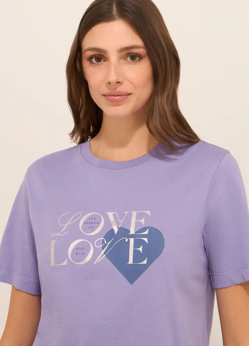 Upim T-shirt Donna Lilla 1995474 miniatura 2