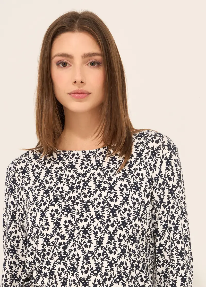 Upim T-shirt Donna Blu 1308202 miniatura 2