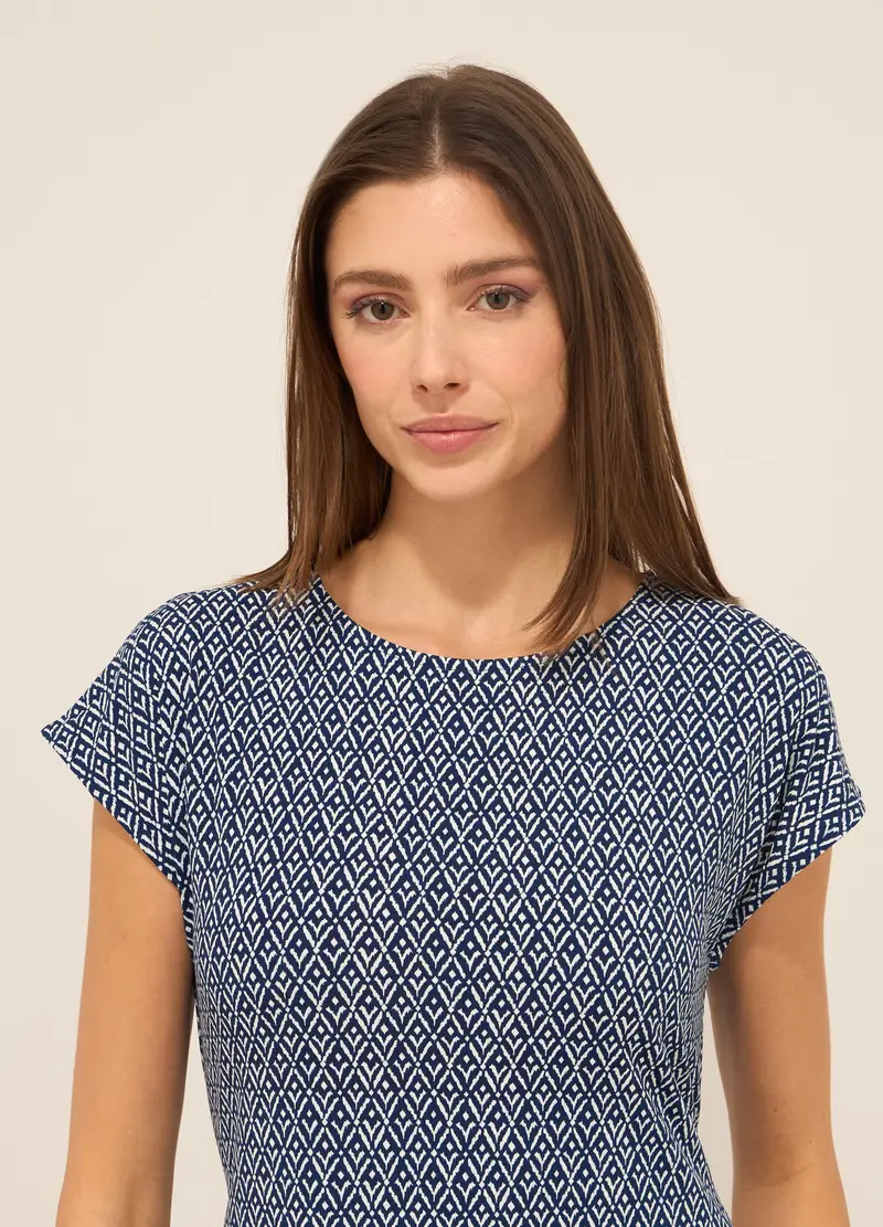 Upim T-shirt Donna Blu 1308583 miniatura 2