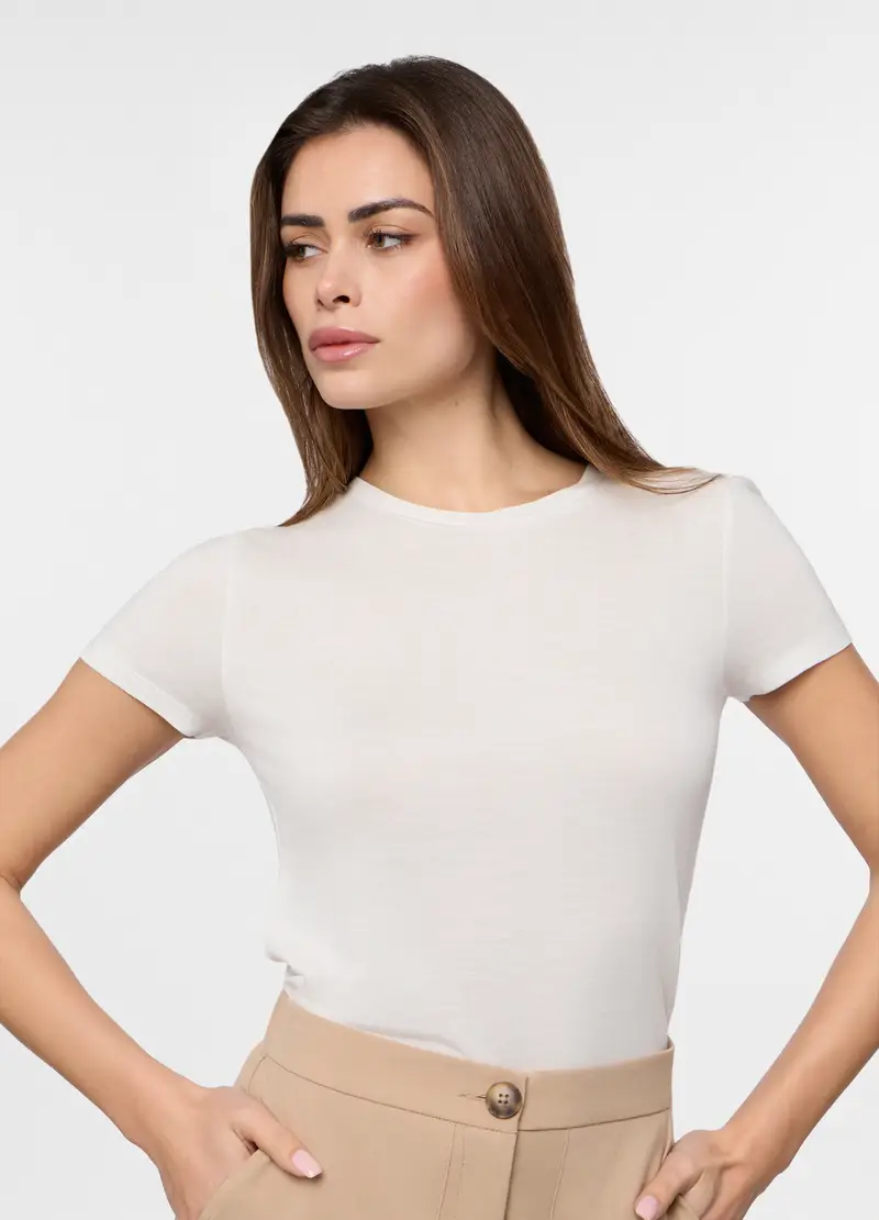 Upim T-shirt Donna Bianco 4134001 miniatura 3