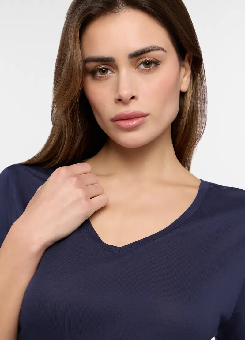 Upim T-shirt Donna Blu 4134007 miniatura 3