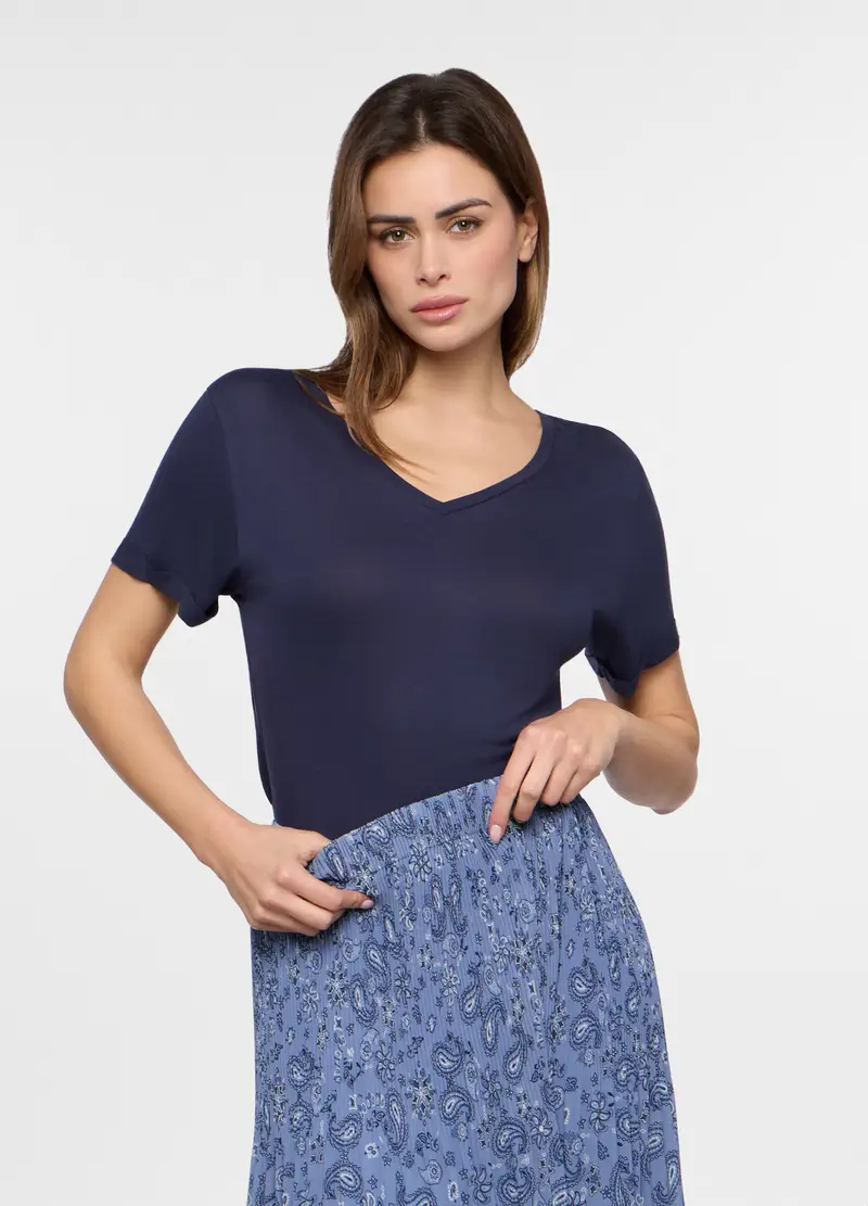 Upim T-shirt Donna Blu 4134007