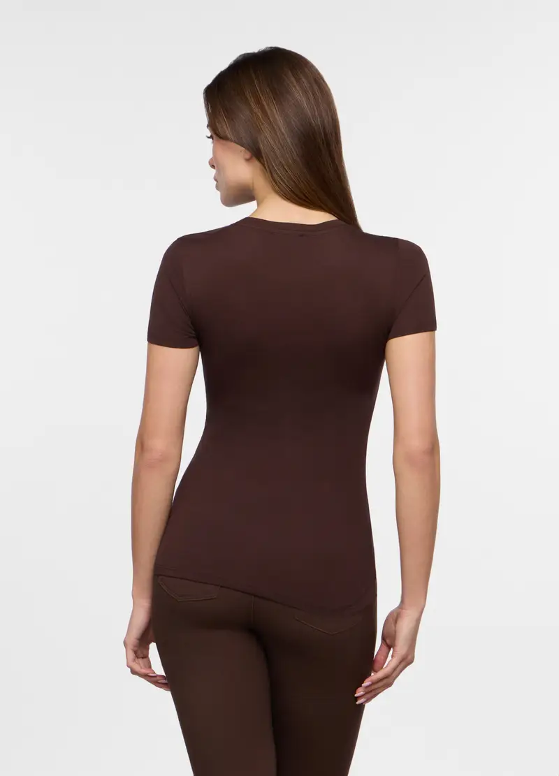 Upim T-shirt Donna Marrone 4134002 miniatura 2