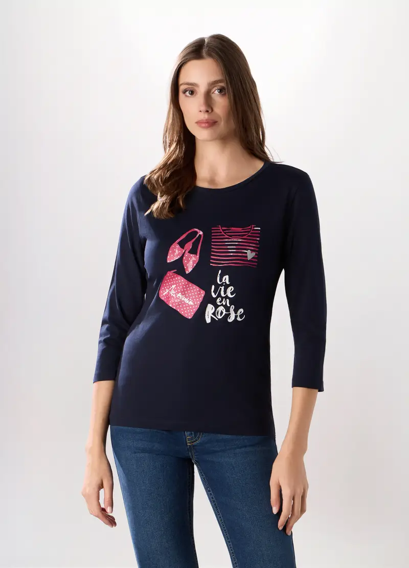 Upim T-shirt Donna Blu 2617078