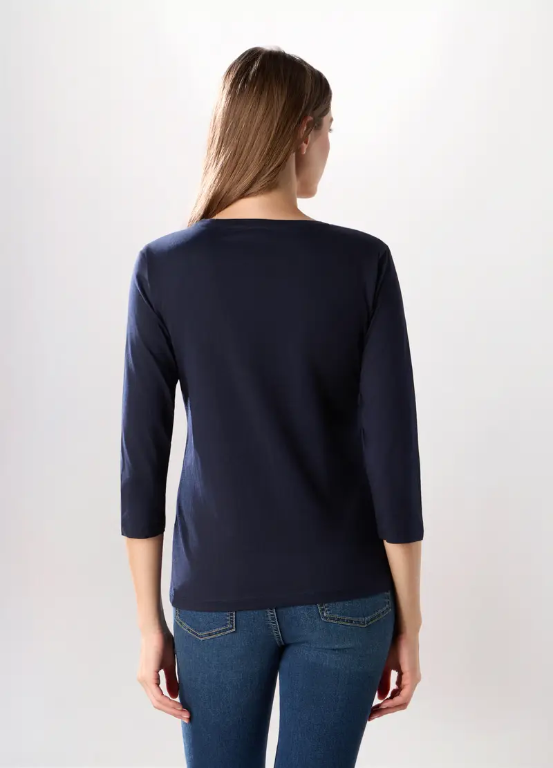 Upim T-shirt Donna Blu 2617075 miniatura 2