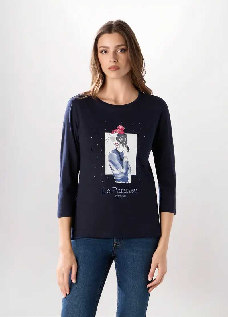 Upim T-shirt Donna Blu 2617075