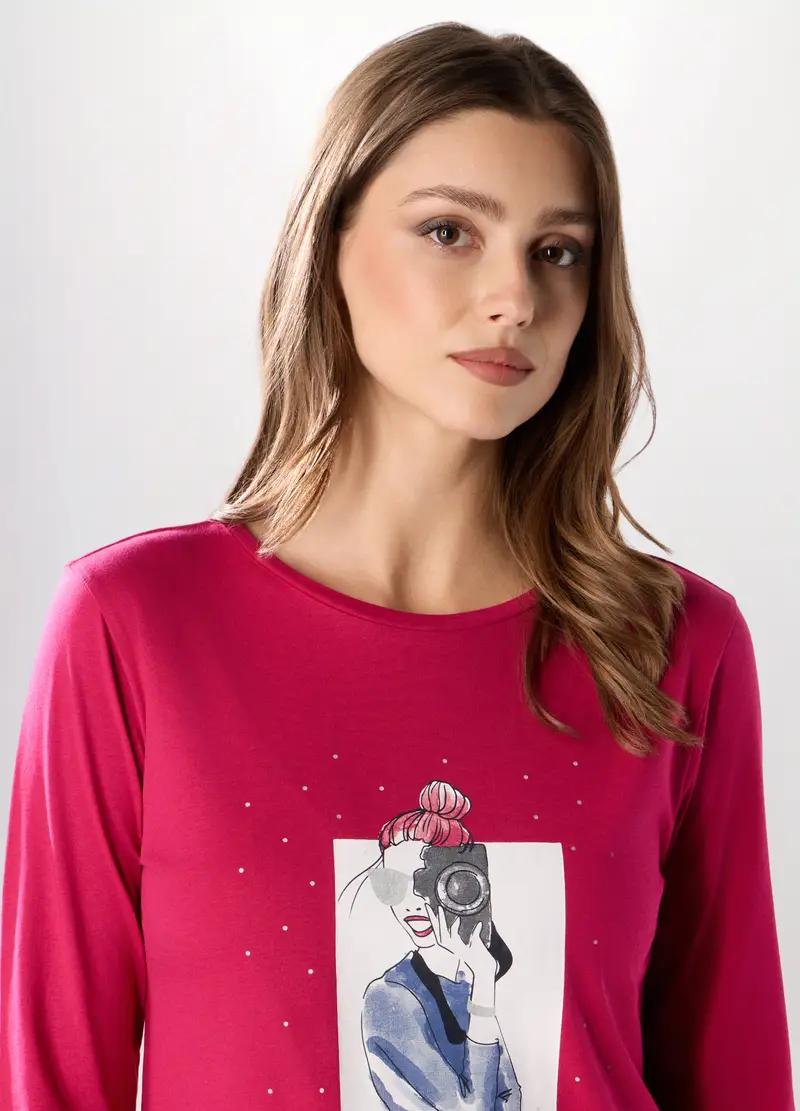 Upim T-shirt Donna Rosso 4254903 miniatura 3