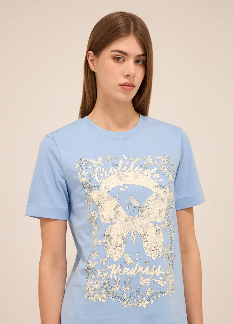 Upim T-shirt Donna Azzurro 1139596 miniatura 2