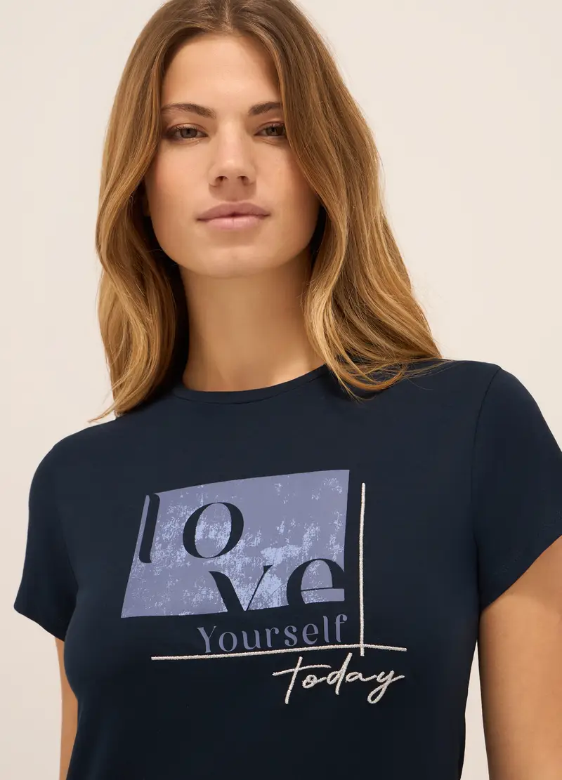 Upim T-shirt Donna Blu 1091172 miniatura 2