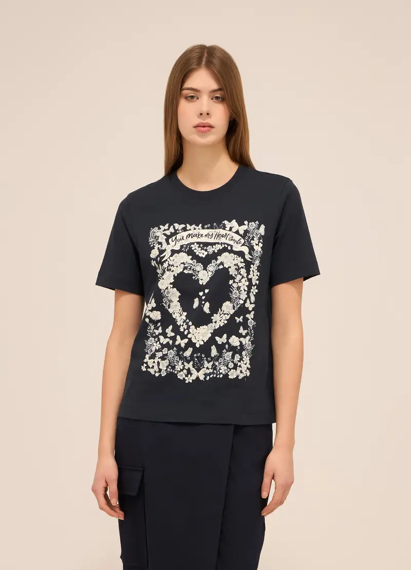 Upim T-shirt Donna Blu 973579