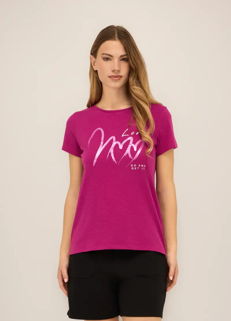 Upim T-shirt Donna Fucsia 981028