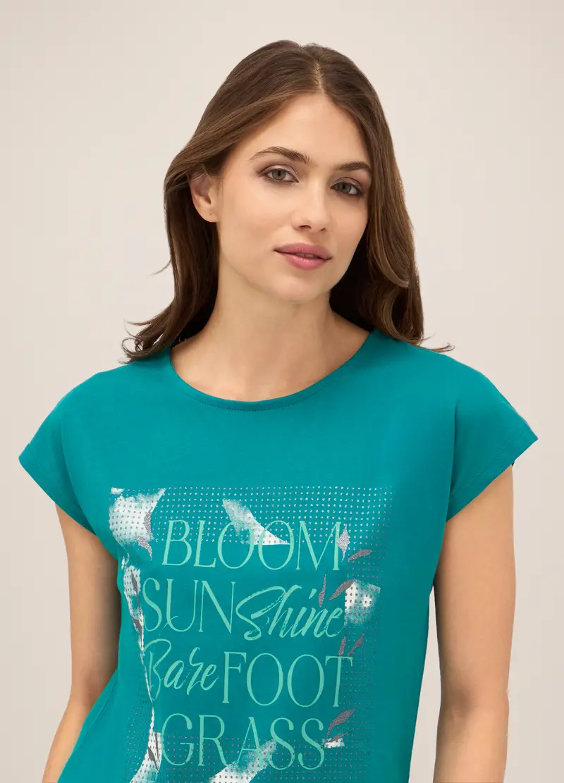 Upim T-shirt Donna Ottanio 979739 miniatura 2
