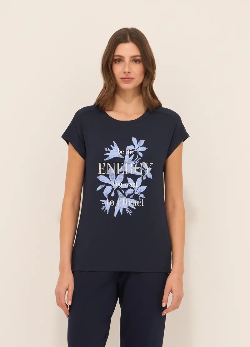 Upim T-shirt Donna Blu 1091193