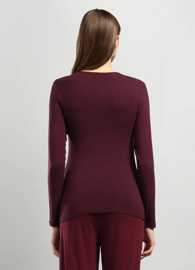 Upim T-shirt Donna Bordeaux 2835142 miniatura 2