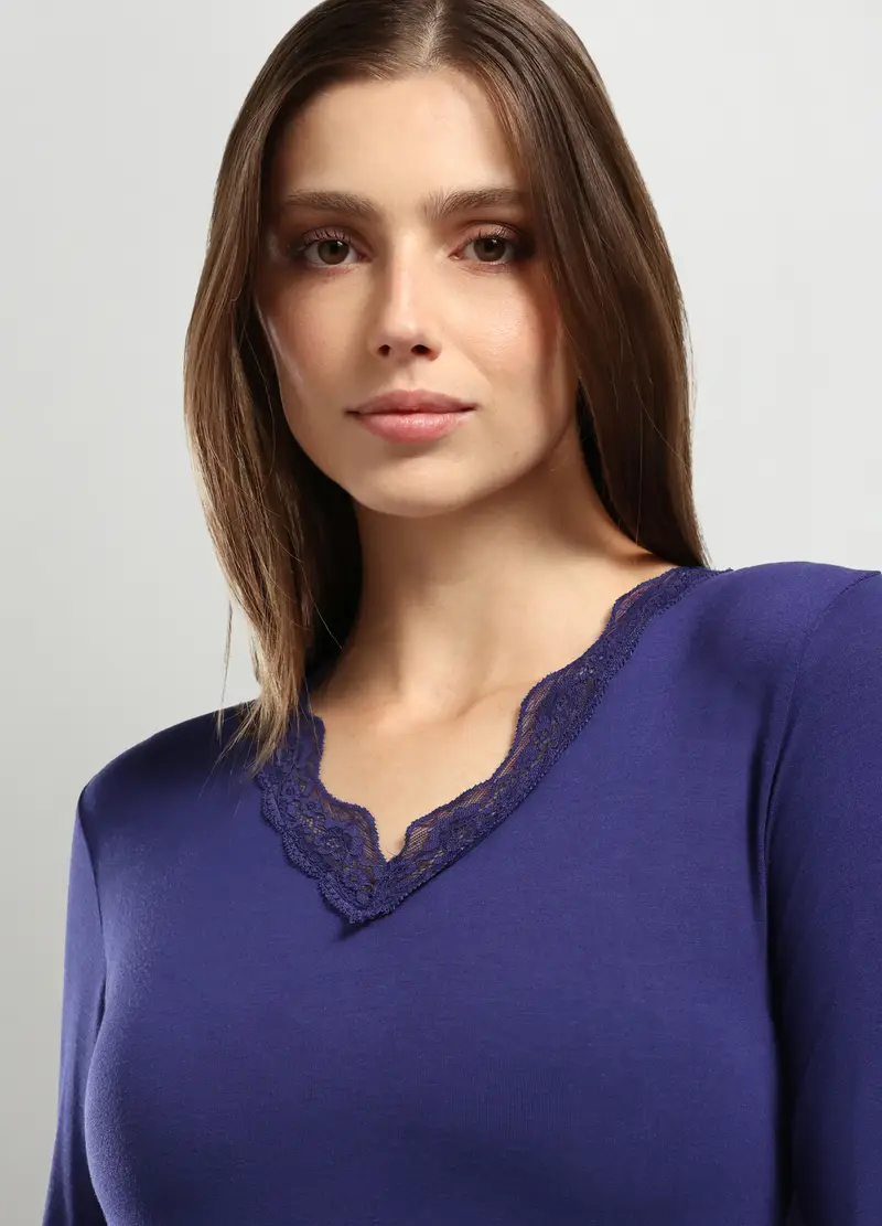 Upim T-shirt Donna Viola 2835143 miniatura 3