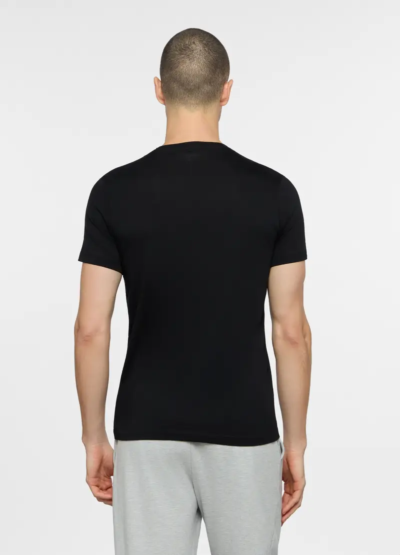 Upim T-shirt Uomo Nero 4221765 miniatura 2